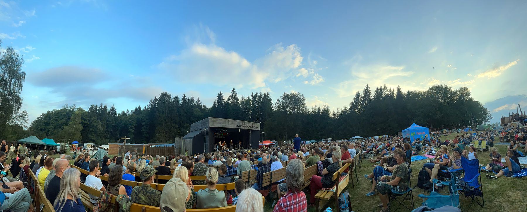 Návštěvníci festivalu Trampský širák, 21. ročník 2024